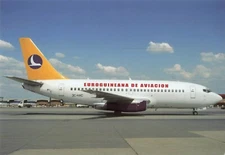 Postcard Airline EUROGUINEANA DE AVIACION B.737.200 3C-HAC Limited CC7.