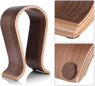 NISORPA Kopfhörerständer Kopfhörer Halterung Kopfhörerhalter Holz Gaming Headset Stand