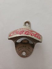 VINTAGE COCA COLA STARR "X" WALL MOUNTED BOTTLE OPENER BROWN CO MADE IN USA