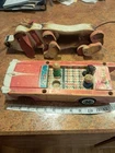 Vintage Fisher Price "Snoopy Snifer" and "Nifty Station Wagon for Parts!