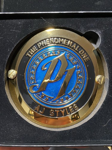 WWE AJ Styles The Phenomenal One Side Plates - Picture 3 of 4