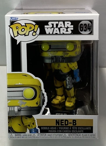 Funko Pop: TV Shows: Star Wars: Obi-Wan Kenobi: NED-B #634 (New) w/Pop Protector