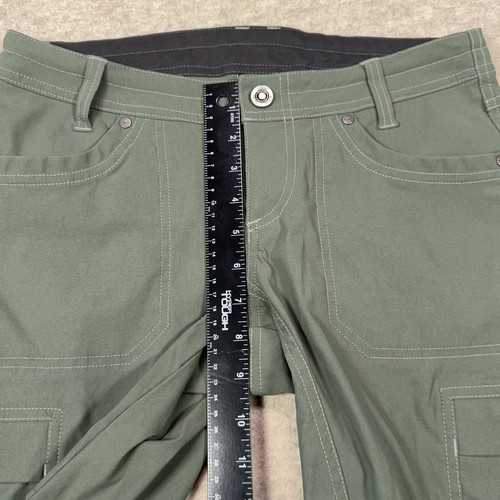 Kuhl Kliffside Roll Up Hose Damen Größe 4 Reg Grün Cargo Wandern Klettern 30x27 - Bild 15 von 20