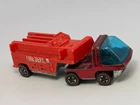 Vintage 1969 Hot Wheels Redline The Heavyweights Fire Truck and Cab Hong Kong