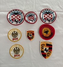 Vintage Porsche Club of America PCA Patches Lot Germany Region Crest Anniversary