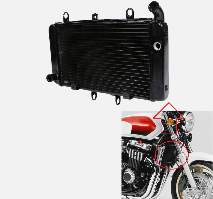 Radiateur CB1300SF pour résoudre les problèmes de surchauffe moteur SC40