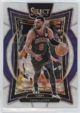 2024-25 Panini Select Concourse White Wave Prizm 59/99 Zach LaVine #10 1p66