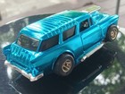 VINTAGE RARE 1955 Chevy Nomad Blue Chrome  HO⚡Slot Car  440-X2  CHASSIS...Wowsa! — photo 6