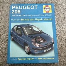 Haynes Peugeot 206 1998-2001 Petrol Diesel Service Repair Workshop Manual 3757 Haynes Peugeot 206 1998-2001 Petrol Diesel Service Repair Workshop Manual 3757