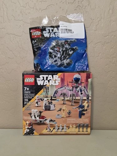 LEGO Star Wars Clone Trooper & Battle Droid Battle Pack (75372) + (30708) Falcon