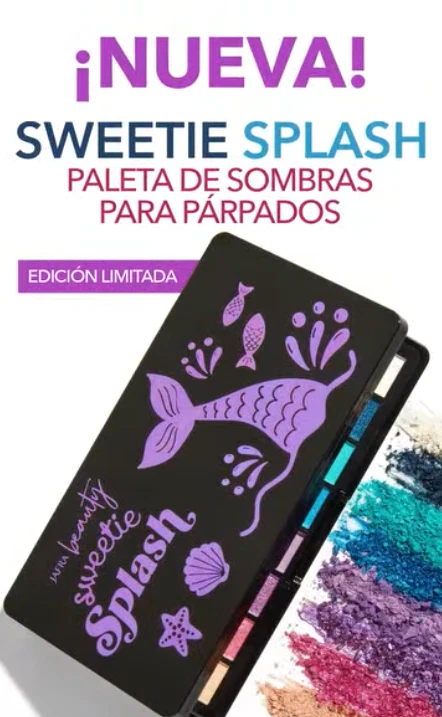 Paleta de sombras de ojos Jafra Beauty Sweetie Splash 0,28 oz ~ 8 colores Foto 3 de 4