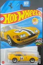 Hot Wheels FERRARI 365 GTB4 COMPETIZIONE, Yellow, A-Case,  ** BOX SHIPPING **