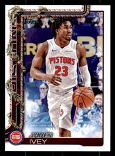2025-26 Topps Holiday #H37 Jaden Ivey Detroit Pistons