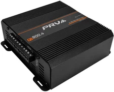 PRV Audio QS800.4 2-Ohm Compact 4 Channel Car Audio Amplifier 4 x 220 Watts RMS