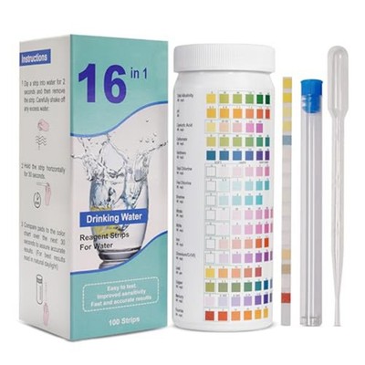 Fluorid-Testkit 100 Streifen Testkit für die Wasserqualität zu Hause T6U87971