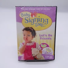 Baby Signing Time Volume 4: Let's Be Friends (DVD + CD, 2008) New Sealed
