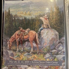 Ellensburg Washington Rodeo  Western Art Show Auction 2005 Poster 17x23 Signed