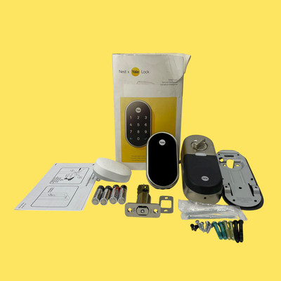Nest x Yale Smart Deadbolt Lock Keyless Entry Satin Nickel RB-YRD540-WV-619
