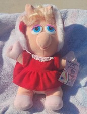 Vintage 1987 Jim Henson s Muppet Babies Baby Miss Piggy Plush Toy McDonalds USED