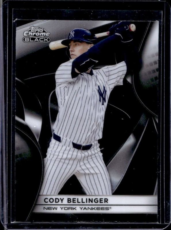 2025 Topps Chrome Black Cody Bellinger #9 New York Yankees