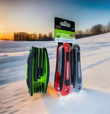 Combination set of three FOLD hex keys. SAE / Metric / Torx