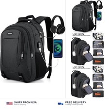 Laptop Backpack for Men and Women: 15.6 Inch Large School Backpacks for Teen ...