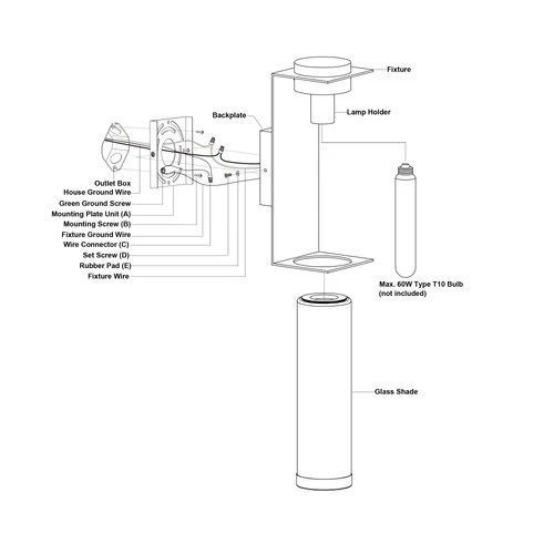 Vaxcel Lighting T0712 Brighton Park 18" Tall Wall Sconce - Black - Picture 2 of 10