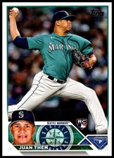 2023 Juan Then Rookie Topps Update Series BASEBALL #US112 Seattle Mariners