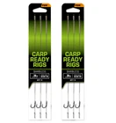 Fox 6 x Carp Ready Hair Rigs  Fishing tackle Barbless Spinner Hook Braided Line
