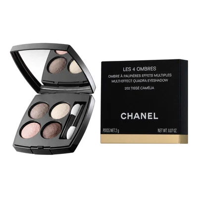 Chanel Les 4 Ombres Ombre à Paupières Effets Multiples 202 Tissé Camélia 2g - Imagen 1 de 3