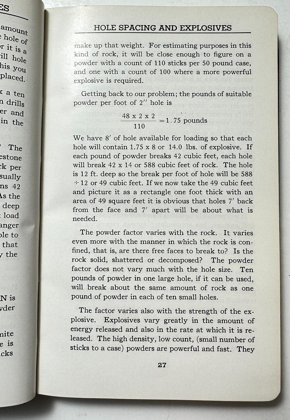 Ingersoll-Rand Company Rock Drill Data Book-Underground Mine Drilling Equipment