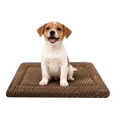 Dog Bed Mat,Reversible Ultra Soft Kennel Pad-Machine Washable Pet Bed for D...