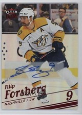 2025 Upper Deck Fleer Ultra SP Red Rainbow Foil 10/10 Filip Forsberg #146 Auto