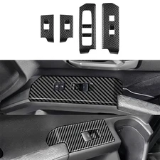 Inner Window Lift Cover Trim Panel Decor Bezel Fits For 4Runner 2025 2026 Carbon