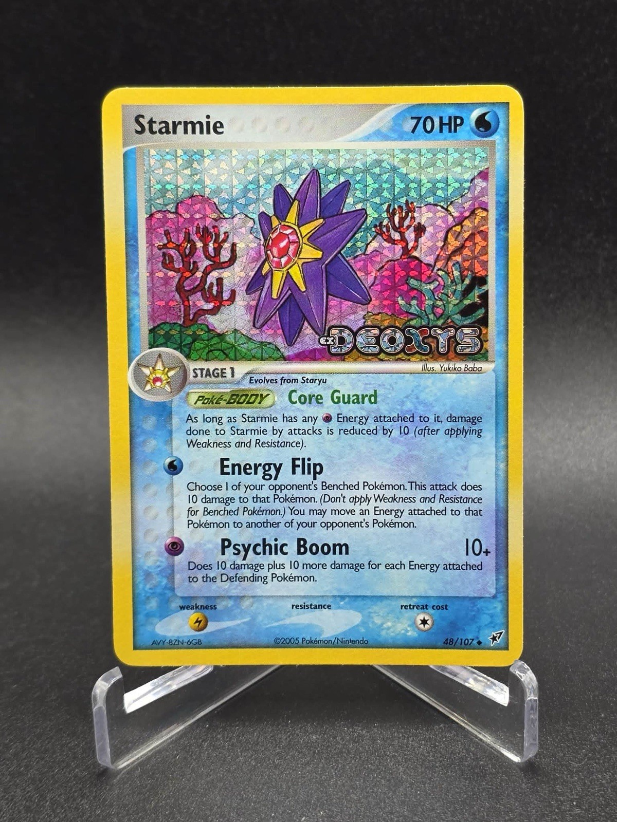 Starmie 48/107 Pokemon Deoxys Reverse Holo NM