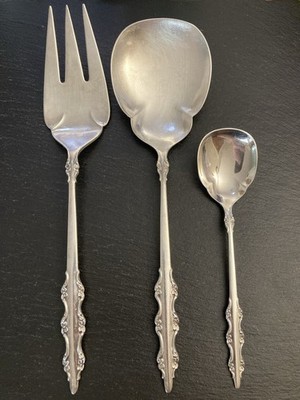 International Deep Silver EMPRESS 1969 Narrow Floral Handle 3 Pcs SHIPS FREE