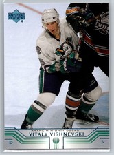 2001-02 Upper Deck Vitaly Vishnevski #236 Anaheim Mighty Ducks NHL Card