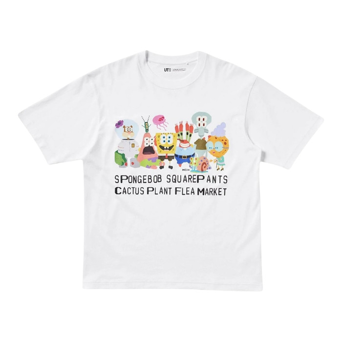 Uniqlo UT x CPFM SpongeBob White Graphic T-Shirt