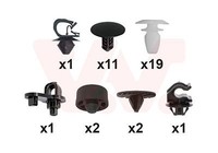 VAN Wezel Montagesatz, Motorhaube 1511797 FüR Dacia