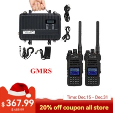 Retevis RT97 GMRS Repeater Full Duplex Portable Radio Base Station &2*GMRS Radio