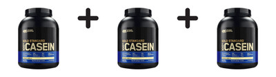 3 x Optimum Nutrition 100% Casein Gold Standard (1818g) Creamy (58,67 EUR/kg)