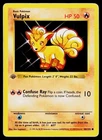 Vulpix 68/102 Common Base Set Shadowless Pokemon 1st Edition Heavily Played