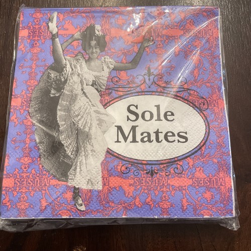 Krewe of Muses Napkins 2023 Sole Mates Pink Purple Sealed One unopened package - Picture 3 of 3