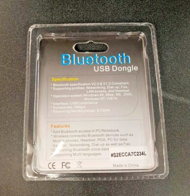 NEW Hot Mini USB 2.0 Bluetooth V2.0 EDR Dongle Wireless Adapter