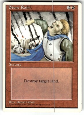 Stone Rain - 4th Edition Core Set - Magic the Gathering MTG 
