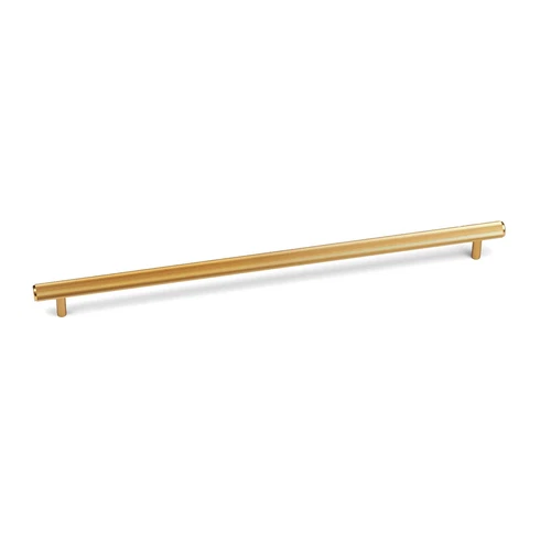 10x Brass 320mm Handles Gold Kitchen Cabinet Cupboard Reeded Grooved Drawer Pull
