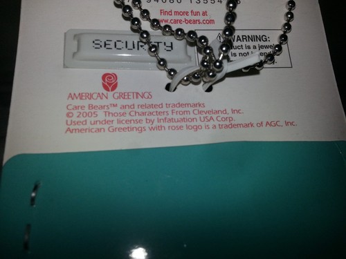 Wish Bear - Care Bear Dog Tag Necklace - Wishful Thinker - Picture 4 of 4