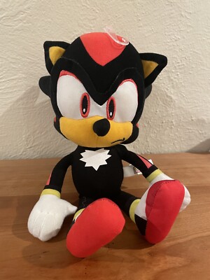 Sonic the hedgehog shadow plush toy factory 12” Plush Black And Red