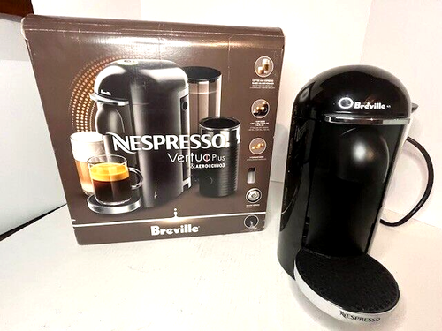 Breville Nespresso Vertuo plus Macchina da Caffè ed Espresso - Nero - BNV450BLK - Foto 1 di 18