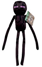 Enderman Plush Toy 14 inch Long. Minecraft Video Game. Official NWT